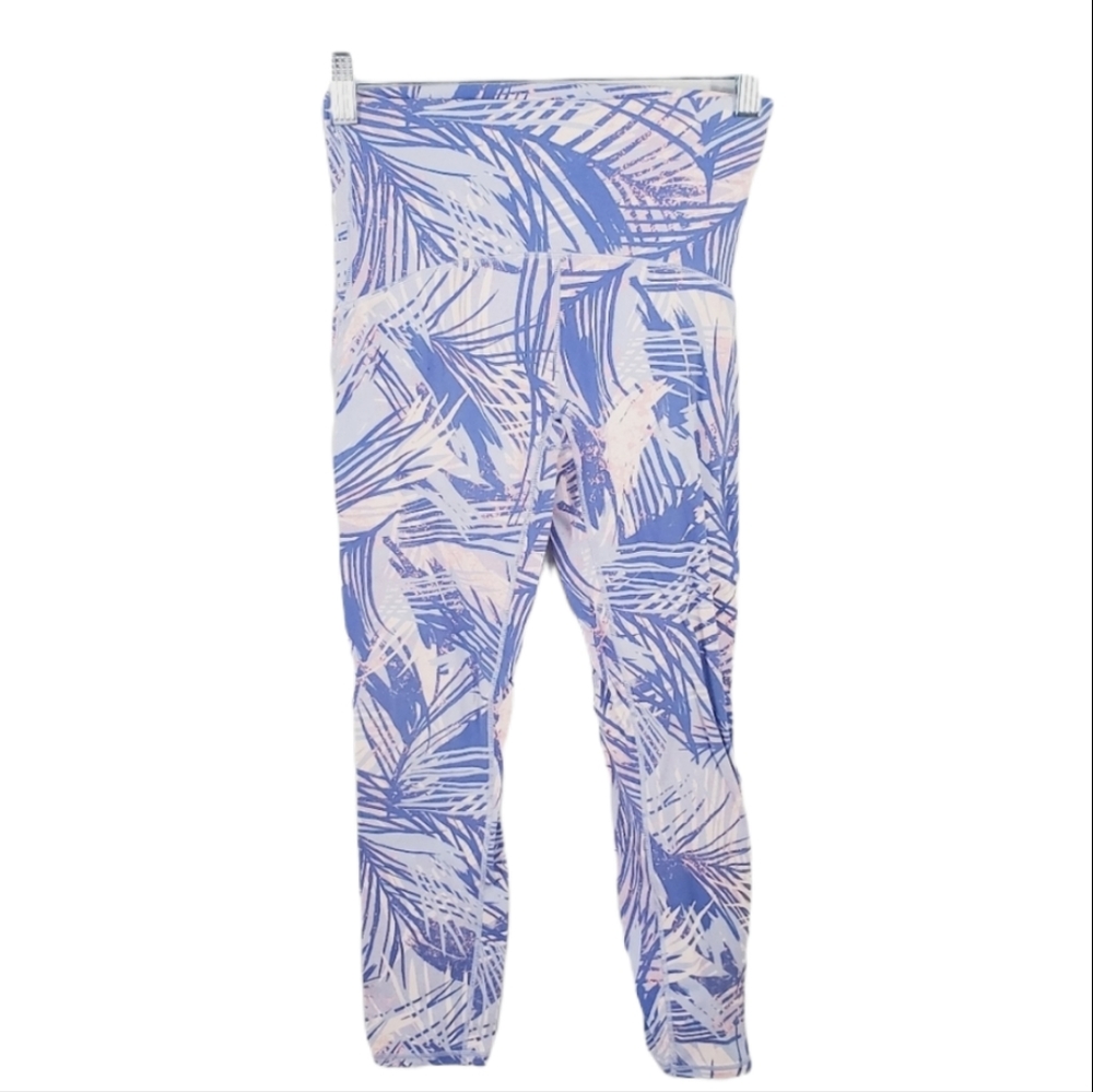 Ivivva Purple/Pink Tropical Print Leggings Size 12